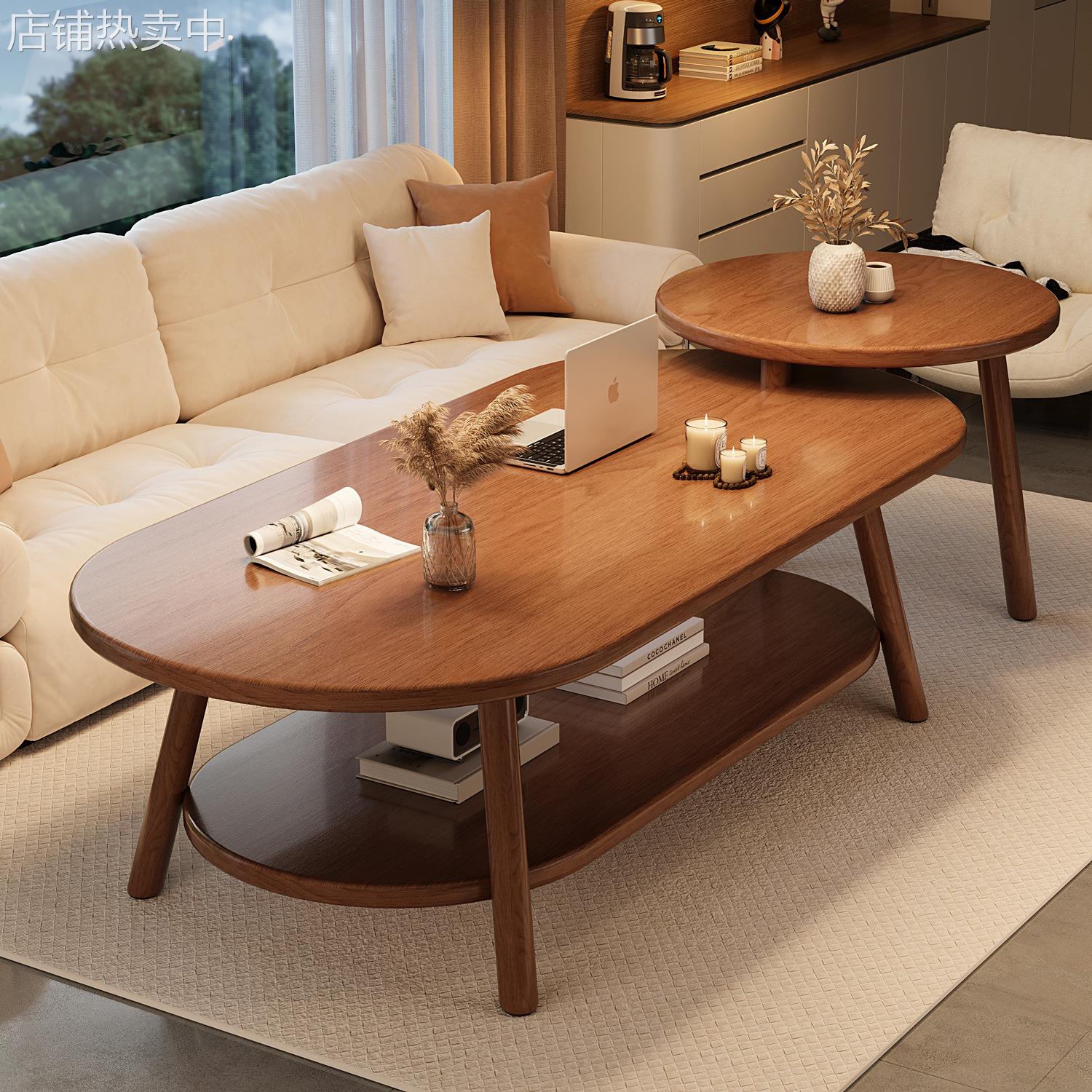 实木茶几2025新款小茶桌小户型客厅家用沙发边几阳台出租屋用简易