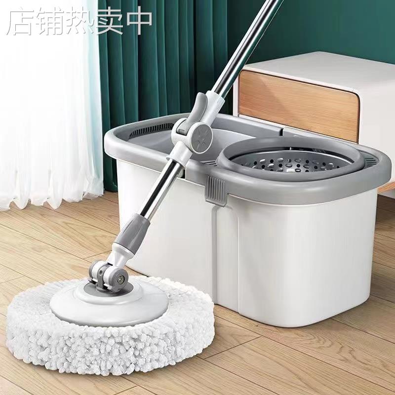 家用拖地桶甩干桶拖地板一拖净免手洗旋转拖把拖布桶甩干墩严