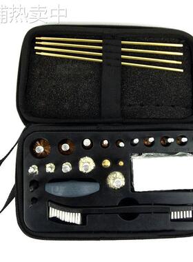 黄铜刷多功能铝杆铜杆管刷组套12GA黄色布包管刷多功能多用途管道