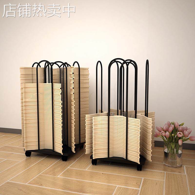 铁艺服装店衣裤架收纳神器可移动放衣架的架子衣架整理架收纳车