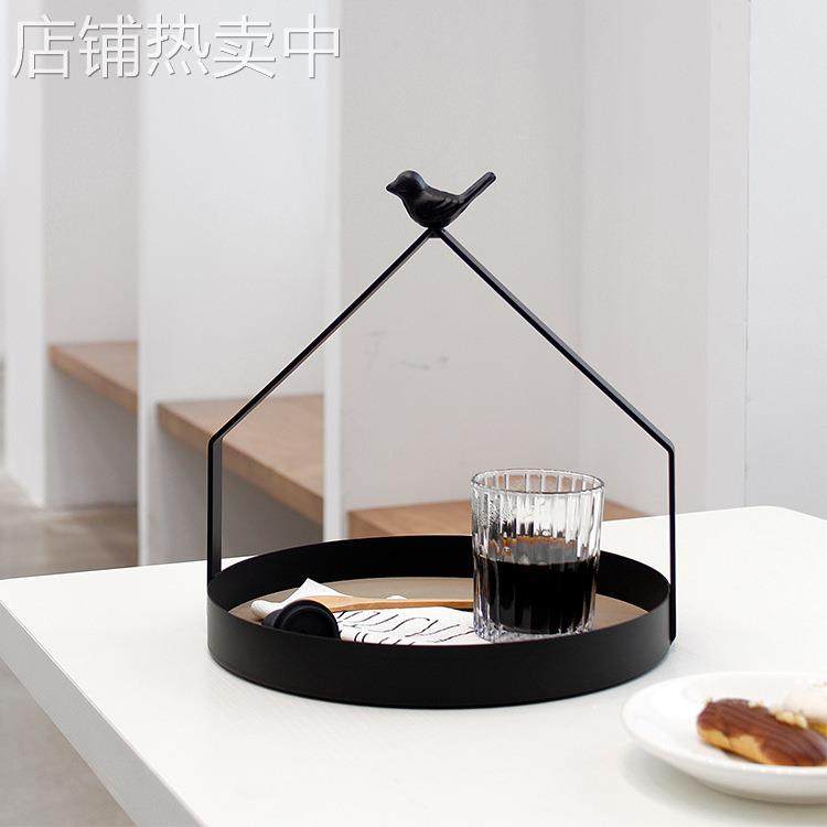 带小鸟提手收纳盘ins风拍照道具 桌面杂物盘 婚庆甜品台蛋糕盘,餐饮具,果盆/果盘/果篮,淘宝优惠券,粉丝福利购,淘宝优惠卷