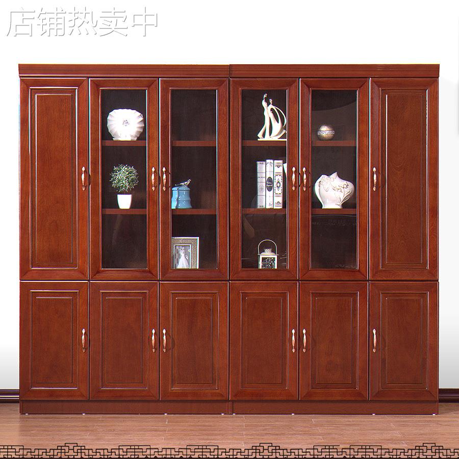 中式文件柜立体式多功能油漆办公资料落地柜书柜厂家直销 E-0803