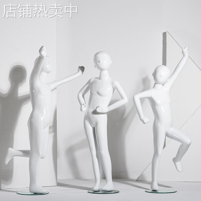 儿童模特道具全身小孩模特儿童模特架橱窗童装展示架假人人体摄影