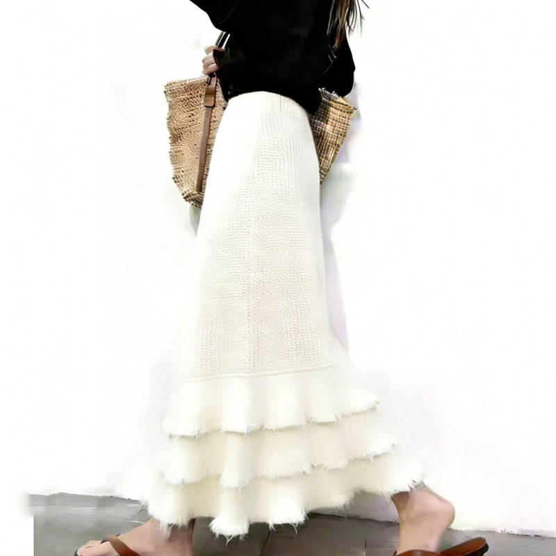欧货高端定制米白色毛呢大码半身裙女2025冬季新款加厚甜美蛋糕裙,女装/女士精品,大码半身裙,淘宝优惠券,粉丝福利购,淘宝优惠卷