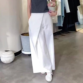 欧货高端定制白色不规则大码 半身裙女2026春夏新款 温柔风A字裙子