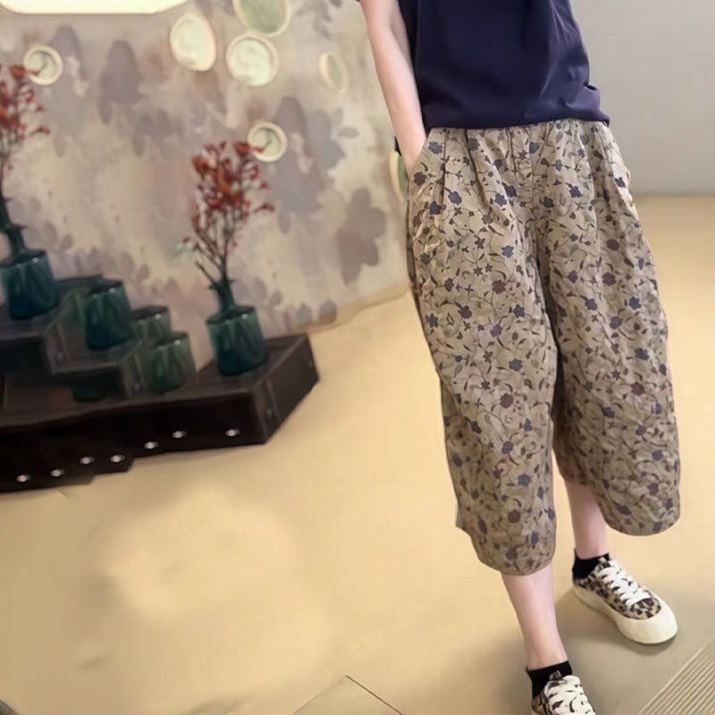 欧货定制2025夏季新款大码裤装女