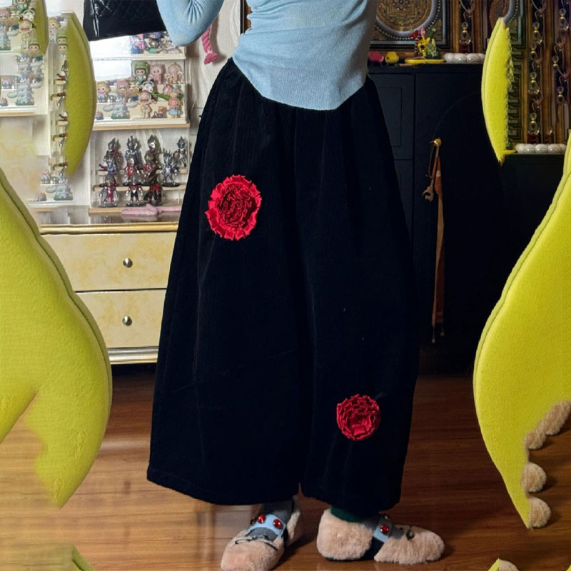 欧货高端定制黑色大码半身裙女