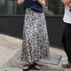 欧货高端定制米白色腰果花大码 半身裙女2026春夏新款 轻熟大摆裙子