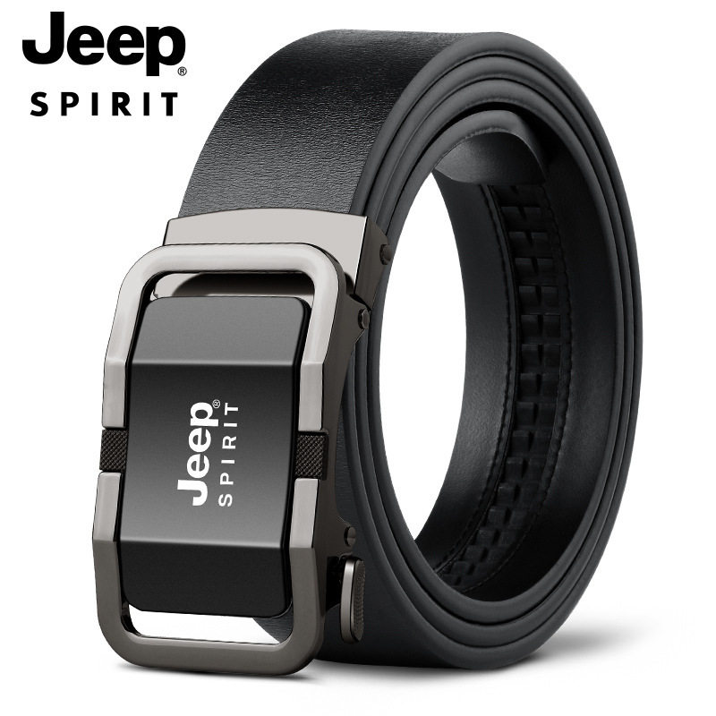 JEEP男士腰带真皮自动扣商务休闲百搭款中老年时尚八字尾西裤裤带,服饰配件/皮带/帽子/围巾,腰带/皮带/腰链,淘宝优惠券,粉丝福利购,淘宝优惠卷