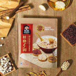 桂格5润5养益生元麦片高纤冲饮麦片猴头菇饱腹即食懒人营养早餐