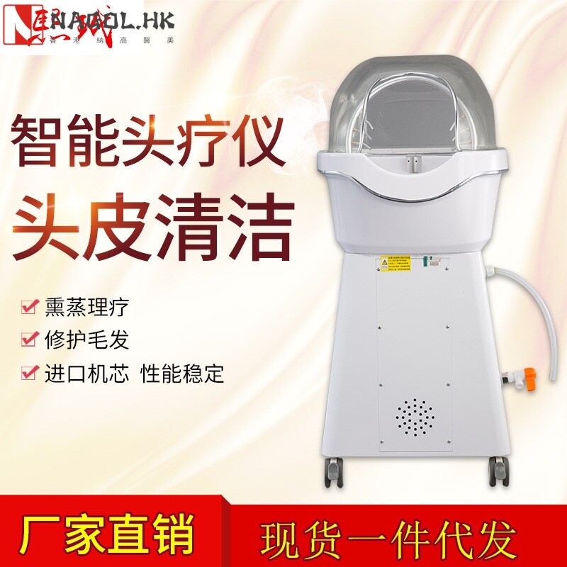 头疗spa熏蒸仪 头皮护理养发育发蒸疗 水疗洗头机 头部理疗按摩仪