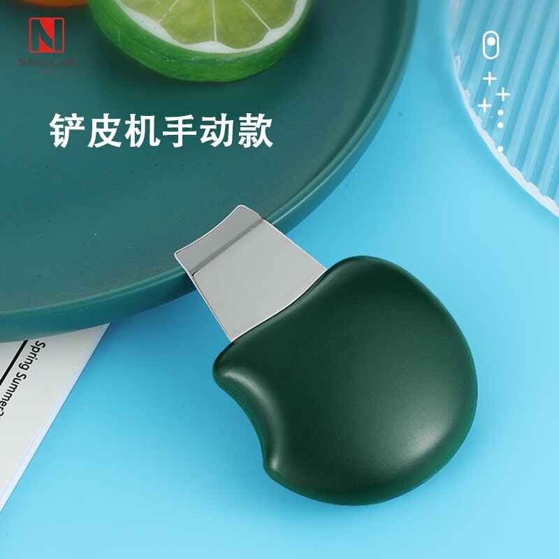 迷你手动面部铲皮机去黑头粉刺毛孔清洁仪提拉导入美容铲皮刀跨境
