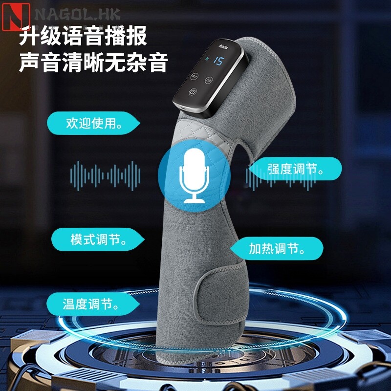 腿部按摩器气压空气波热敷美腿按摩仪膝盖按摩器大小腿按摩仪