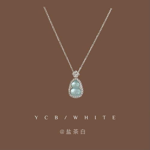 「冷翡翠」新中式葫芦项链~