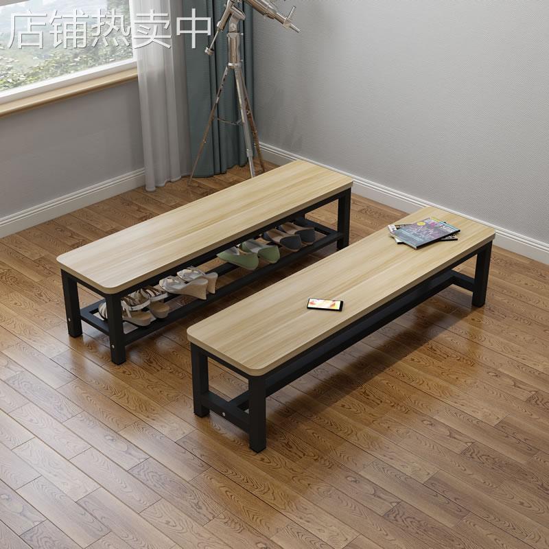 新款长条凳子换鞋凳门口可坐卧室长板凳卫生间凳子换衣凳休息长g^