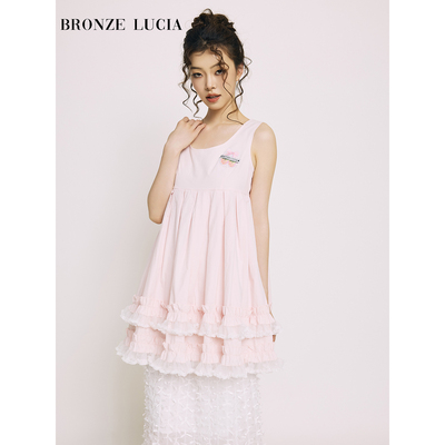 Bronze Lucia少女感樱桃蛋糕连衣裙