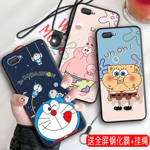 昊淘适用于OPPOA5 0PP0ag 4g手机壳黑胶轻薄防摔PBAT00全包边oppora5卡通PBAM00磨砂日韩彩绘opp0A5男潮牌女款