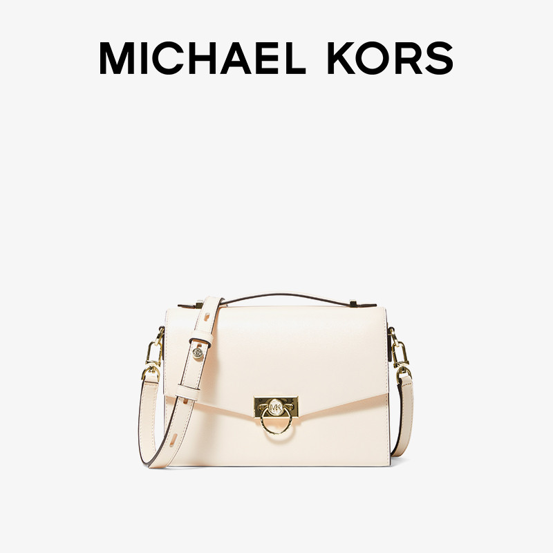 MK Hendrix 2020秋季新款中号皮质邮差包斜挎单肩包女包
