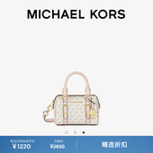 Bedford 女士超小号老花迷你波士顿包斜挎包女包 KORS MICHAEL