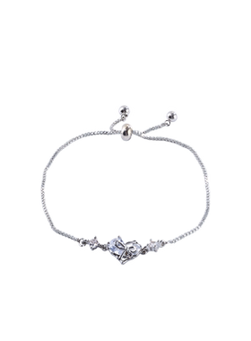 那片海爱心锆石手饰女