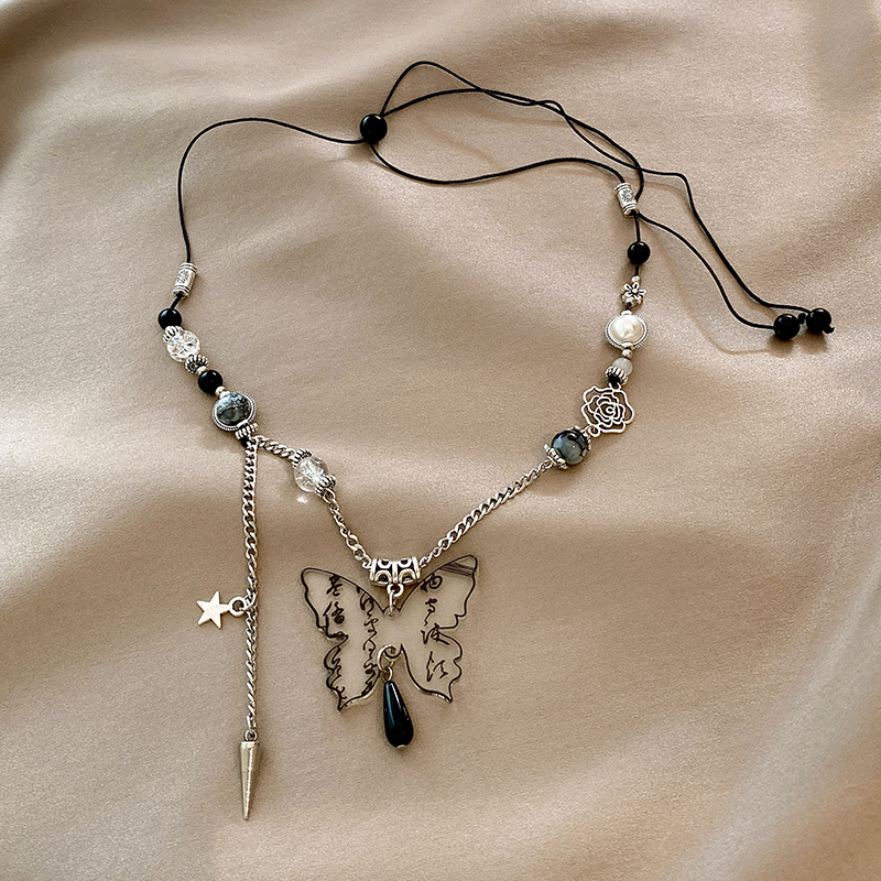 那片海女轻奢蝴蝶项链