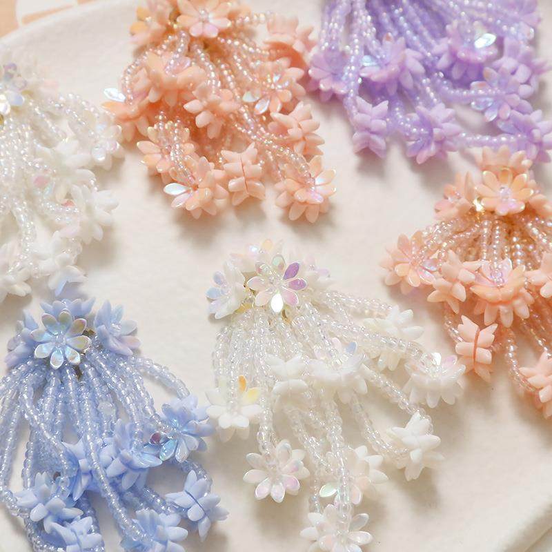 在逃公主幻彩流苏花串花藤手工编织串珠发夹发饰耳饰材料,饰品/流行首饰/时尚饰品新,其他DIY饰品配件,淘宝优惠券,粉丝福利购,淘宝优惠卷