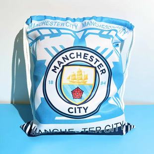 皇马曼城巴萨足球队俱乐部足球袋收纳袋束口袋子双肩背包可装球鞋