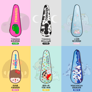 WCC 正版 拍包运动便携手提单肩2只装 蜡笔小新联名羽毛球保护套