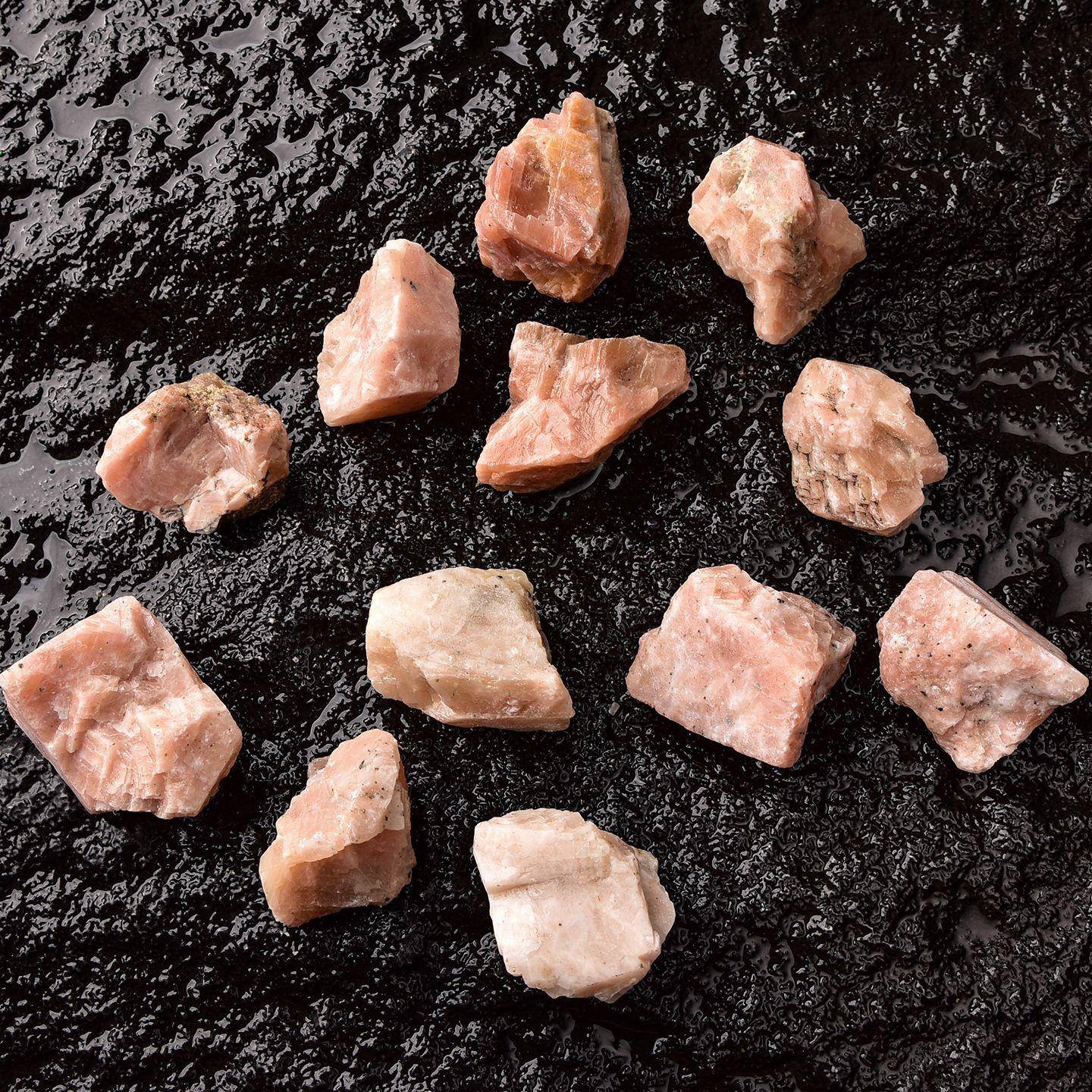 天然太阳石矿石标本水晶原石香薰扩香石原矿碎石消磁石水晶摆件