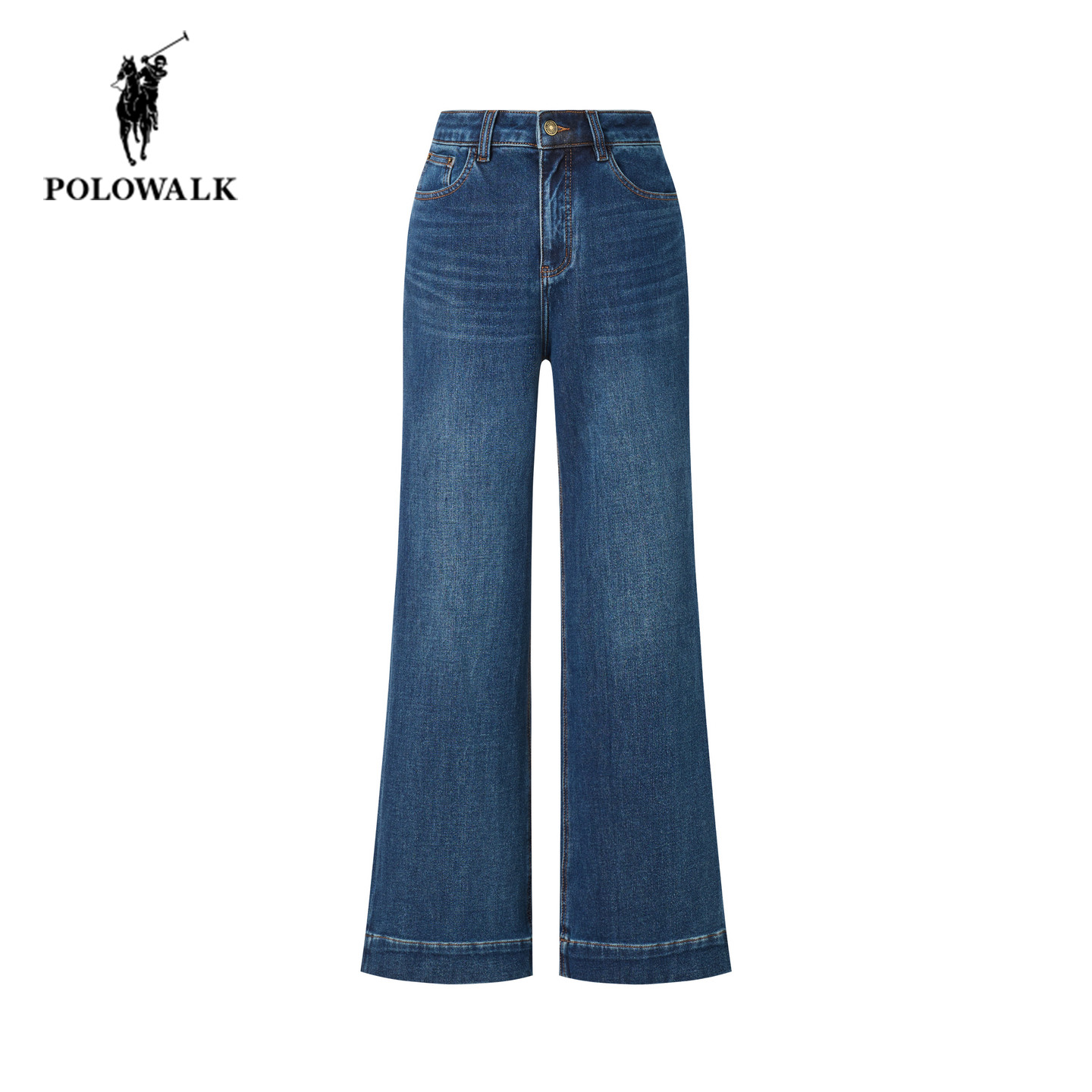 POLOWALK微喇牛仔裤女2025秋冬新款保罗女装复古百搭时尚显瘦裤子,女装/女士精品,牛仔裤,淘宝优惠券,粉丝福利购,淘宝优惠卷