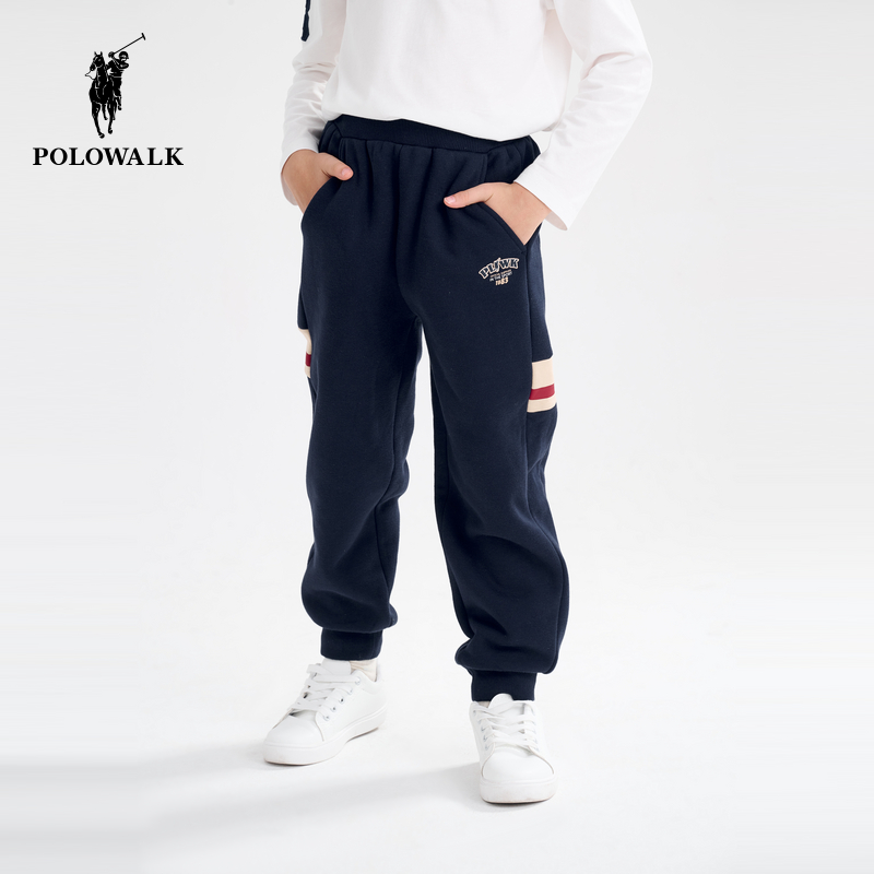 POLOWALK男童运动休闲束脚卫裤