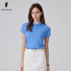 polo衫 女2025夏季 新款 POLOWALK短袖 休闲时尚 多巴胺保罗翻领t恤女