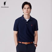 保罗简约休闲气质 POLOWALK男士 翻领t恤上衣 24夏季 新款 短袖 polo衫
