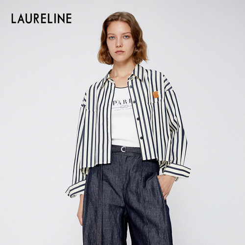 LREUNLILY条纹时尚休闲上衣