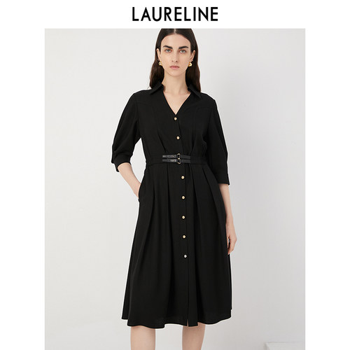 LAURELINE/洛瑞琳梭织连衣裙