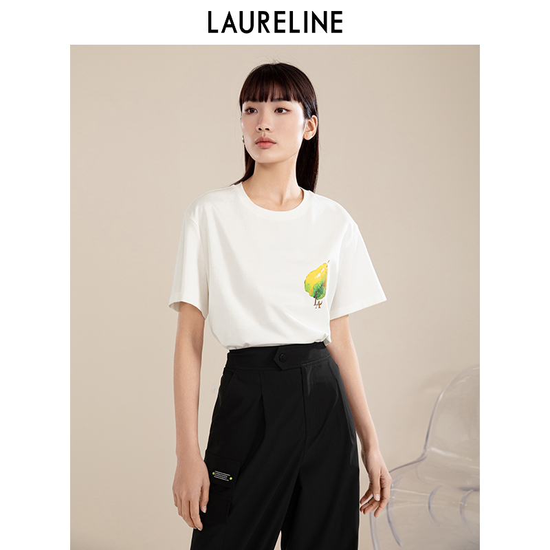 LAURELINE/洛瑞琳短袖夏季T恤