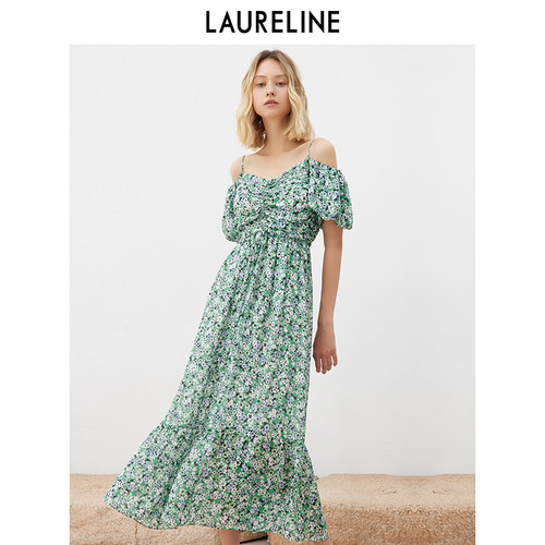 LAURELINE/洛瑞琳桑蚕丝连衣裙