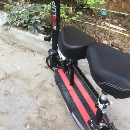 电动滑板车儿童座椅折叠车前置小孩双e人坐凳希洛普加装配件大全