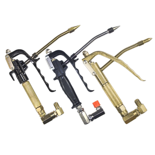 高压气动万向黄油枪 软硬管 气动黄油枪头平咀黄油嘴头 平头油嘴