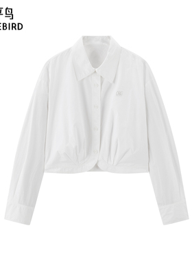 太平鸟女装夏季时尚气质简约通勤衬衫A3CAE2295