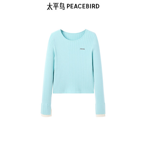 PEACEBIRD/太平鸟粘纤套头太平鸟