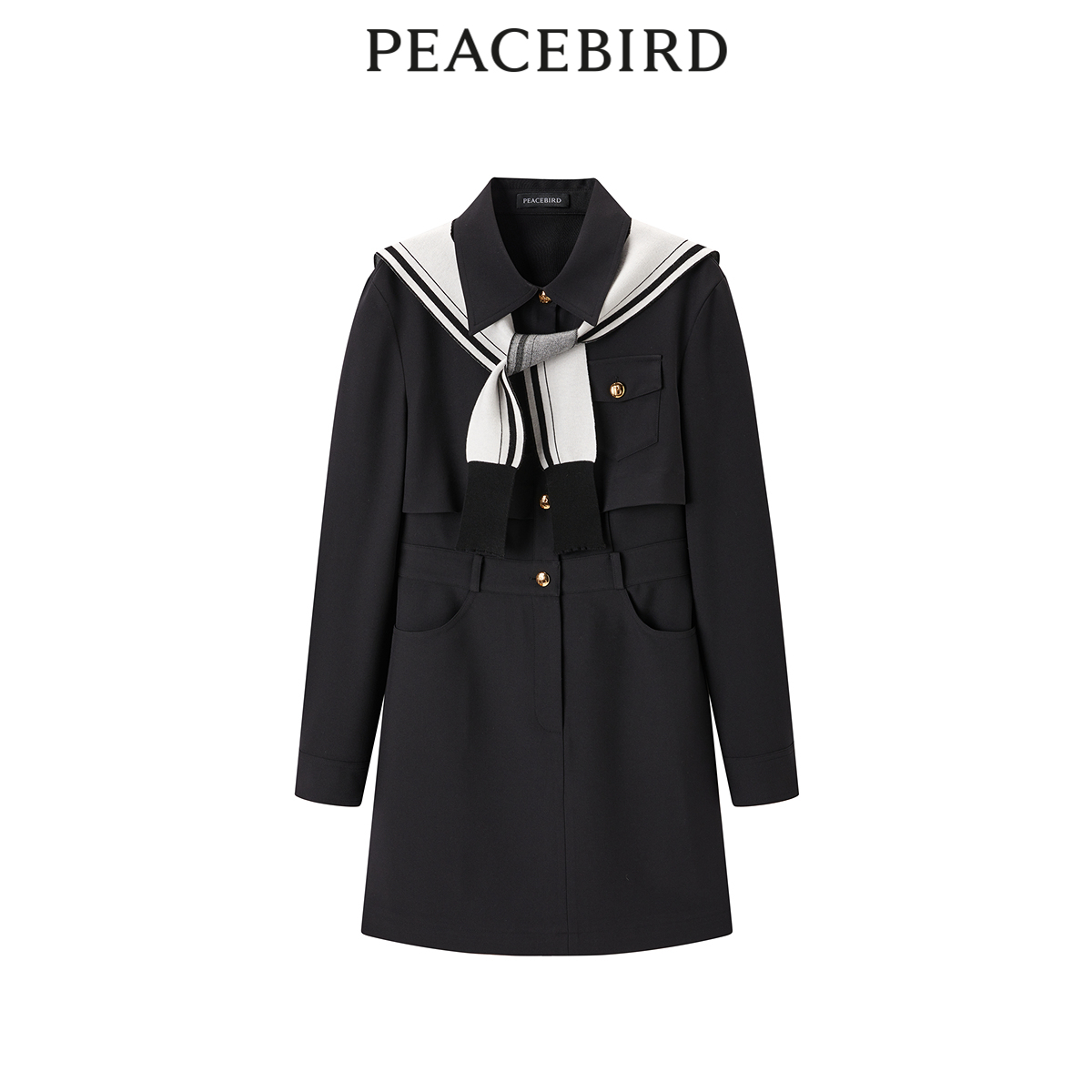 PEACEBIRD/太平鸟工装衬衫