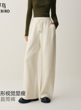 【商场同款】太平鸟2025年冬季新款针织运动休闲裤卫裤A3GBF4252