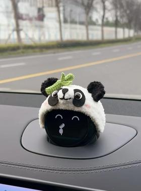 蔚来nomi帽子ET5EC6ET5T头饰装饰手工可爱ES8机器人手工熊猫帽