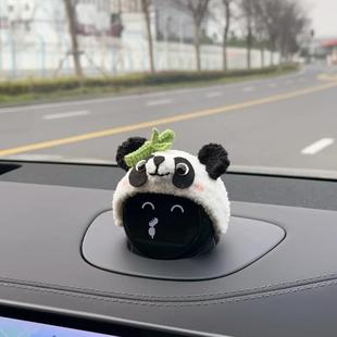 蔚来nomi帽子ET5EC6ET5T头饰装 饰手工可爱ES8机器人手工熊猫帽