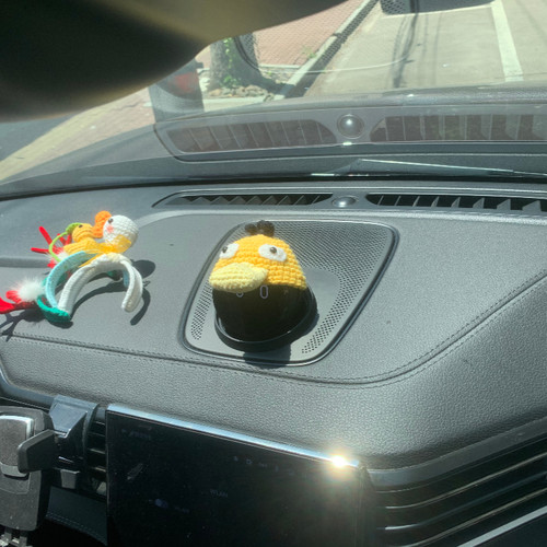 蔚来nomi帽子装饰品可爱可达鸭ES8ec6配件小鸭可爱手工diy装饰