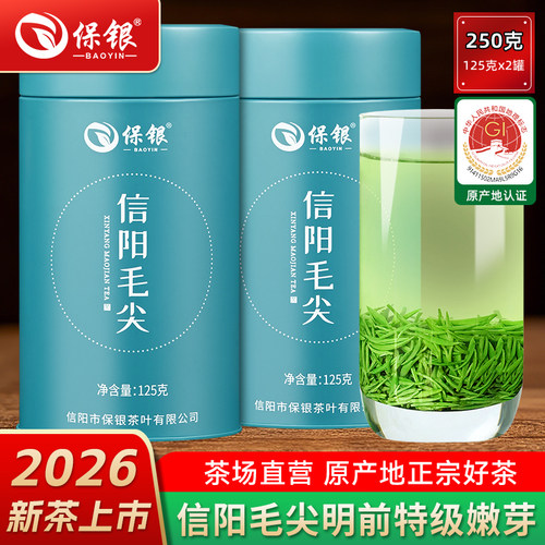 保银信阳毛尖2026新茶自饮待客