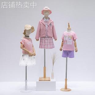 儿童模特道具男女半身童装店模特架小孩人台服装店橱窗展示架全身
