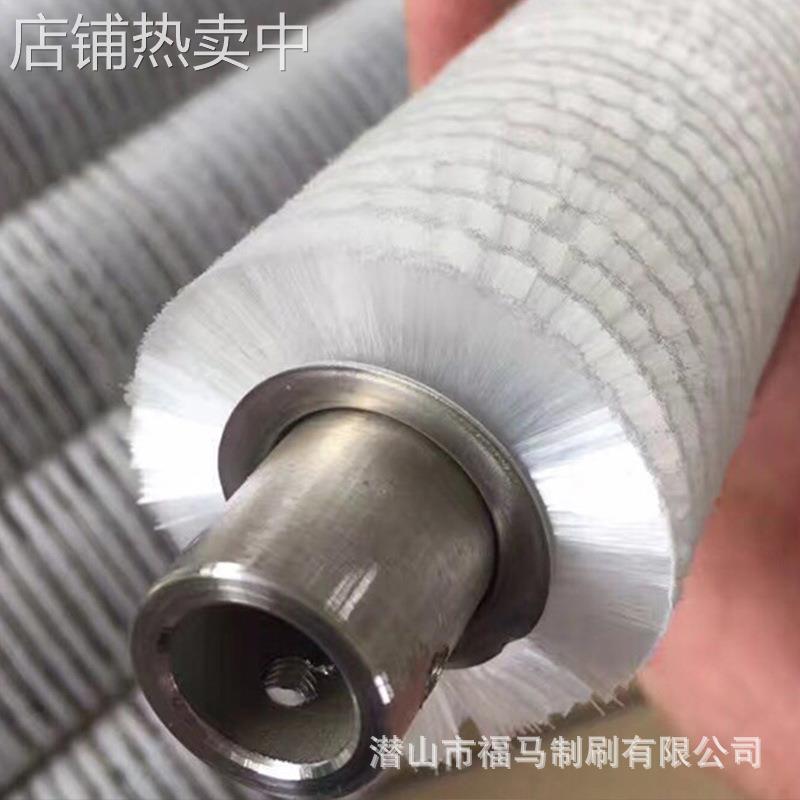 幕墙玻璃清洗机毛刷辊带轴外绕刷工业机械耐磨抛光清洗尼龙毛刷辊