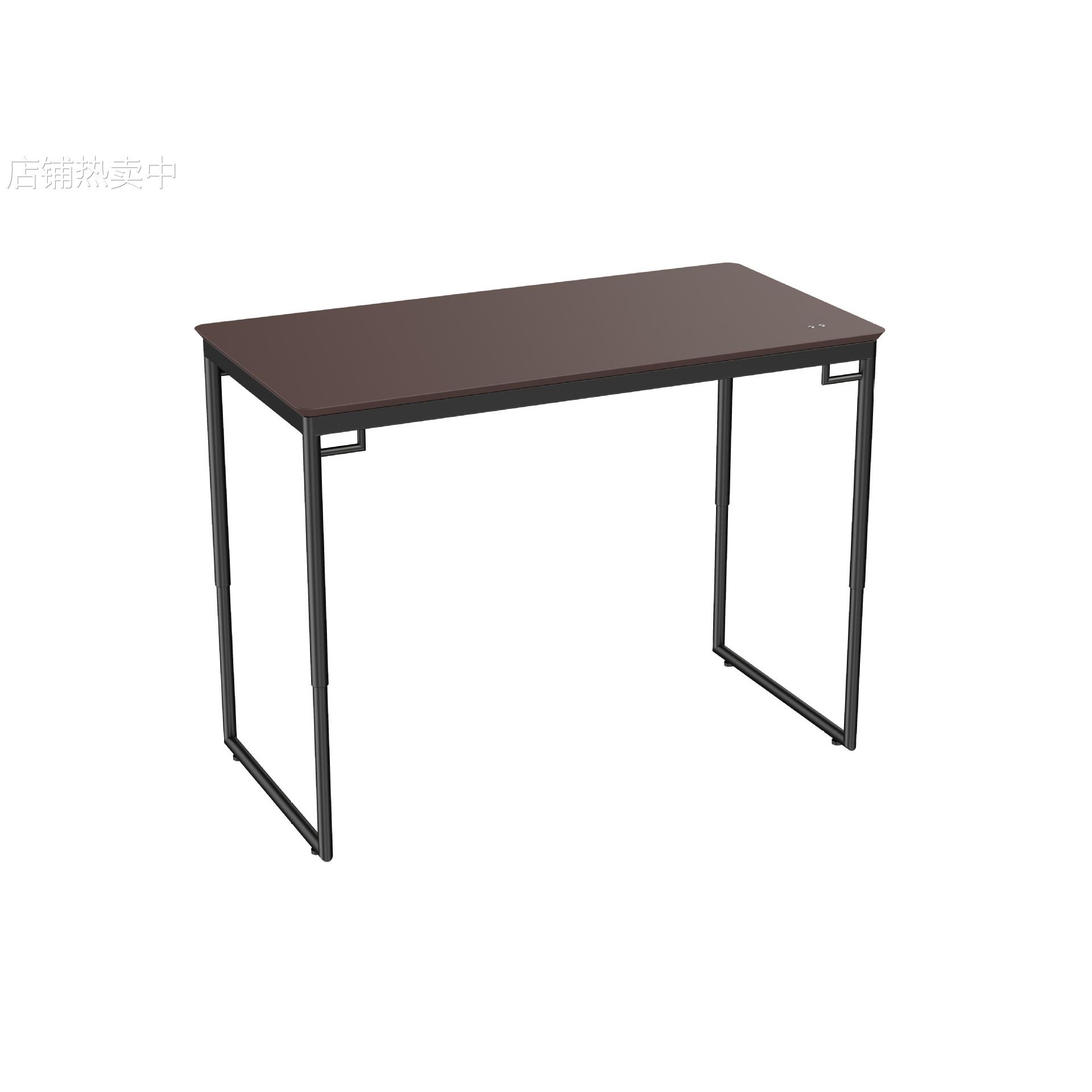 极简设计家用办公桌办公室摆放桌新中式电动升降桌